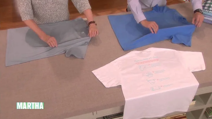 How to Fold a T-Shirt | Martha's Best Clothes Folding Hack - DayDayNews