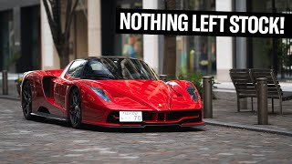 The 700HP Modified FERRARI ENZO  Driving The Streets Of Tokyo!