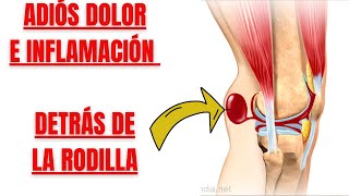 ELIMINA EL DOLOR Y LA INFLAMACIÓN DETRÁS DE LA RODILLACON UNA RUTINA DE 10 MINUTOS❗❗❗