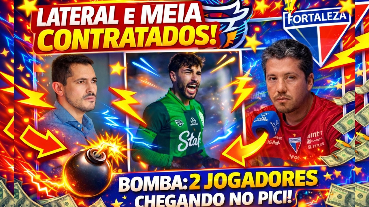 URGENTE // LATERAL E MEIA ATACANTE CONTRATADOS // CHEGAM ATÉ SEXTA NO PICI