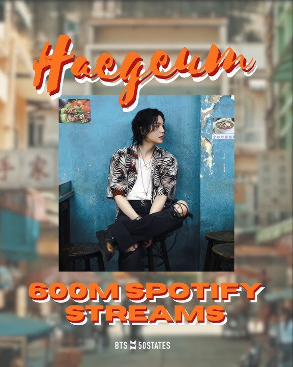 Give it up for #haegeum on 600M #spotify streams...or else 🥢#agustd #suga