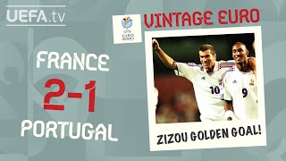 FRANCE 2-1 PORTUGAL, EURO 2000 | VINTAGE EURO