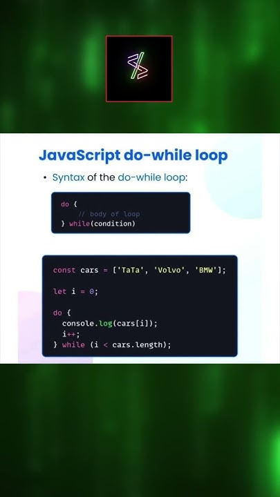 Loops in JavaScript | 7 Types of Loops Explained | जावास्क्रिप्ट Loops ...
