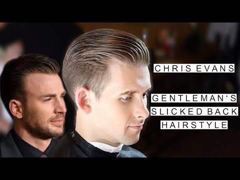 chris-evans-hairstyle-|-gentleman's-slicked-back-hair-|-short-hairstyles-for-men