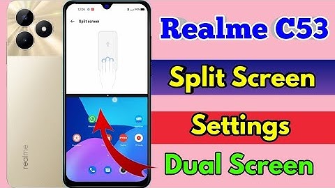 realme c53 phone me split screen settings dual screen kaise kare #terndingvideo #techvideo