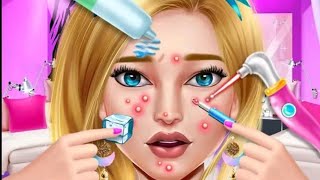 Makeup artist pimple salon game for girls screenshot 2