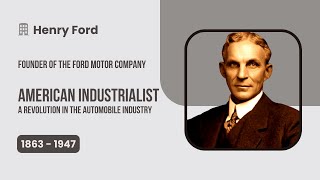 How a farmer boy Invented a revolution in the automobile industry | Founder of the Ford | Henry Ford