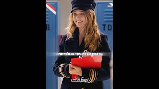 Gigi Hadid and Tommy Hilfiger#gigihadid #supermodel #fashion #runway #model