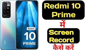 How to record screen in redmi 10 prime with audio || Redmi 10 prime me screen recording kaise kare |