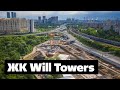 Аэросъемка ЖК Will Towers в Раменках — ход строительства