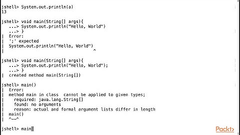 Java 9 New Features Deep Dive : Using JShell | packtpub.com