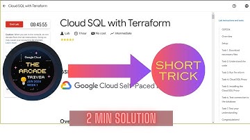 Cloud SQL with Terraform || GSP234 ||  June 2024 || the Arcade