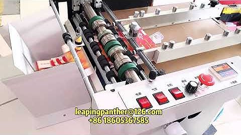 Automatic paper creasing machine/perforating machine/half cutting machine