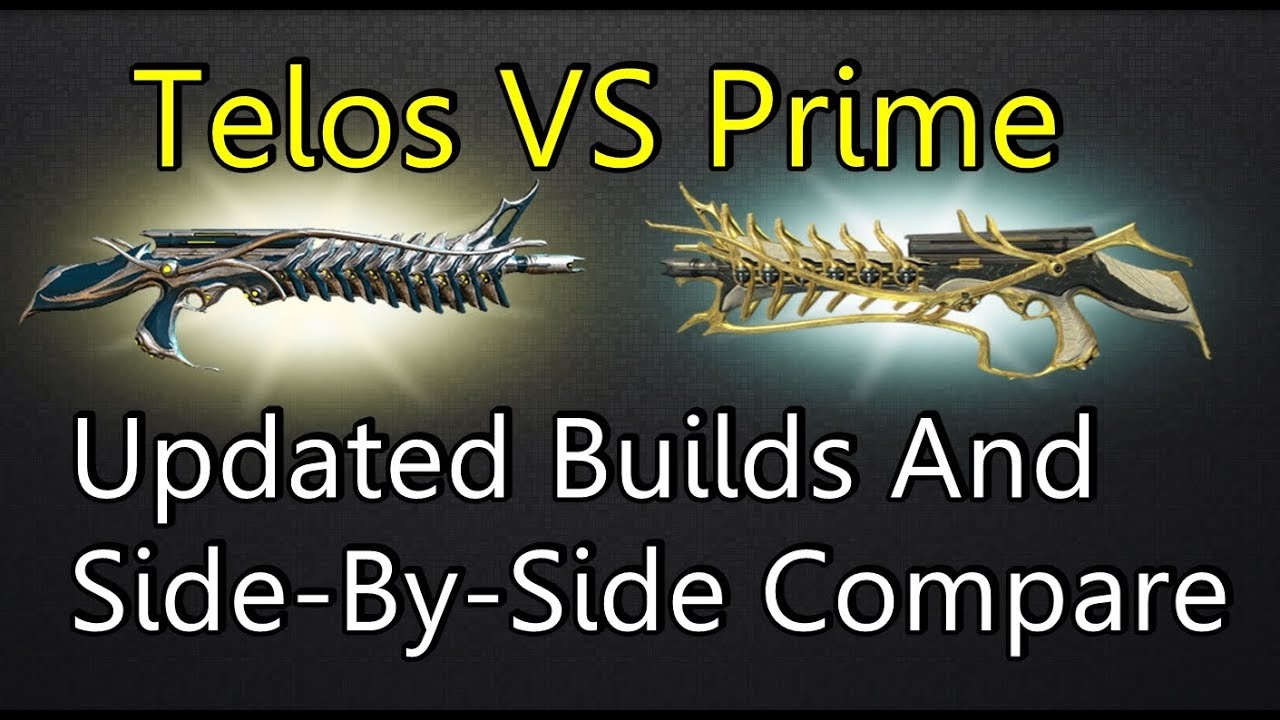 Boltor Prime Vs Telos Boltor Redux Youtube