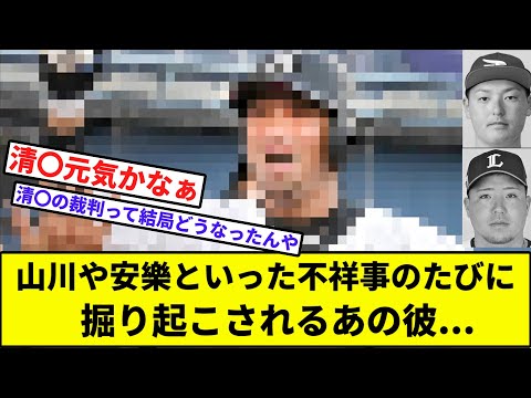 山川や安樂といった不祥事のたびに掘り起こされるあの彼...【なんJ反応】【プロ野球反応集】【2chスレ】【1分動画】【5chスレ】【ロッテ】【楽天イーグルス】【西武ライオンズ】