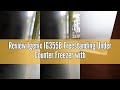 Review Igenix IG355B Freestanding Under Counter Freezer with 3 Large Drawers, Reversible Door, 88 Li