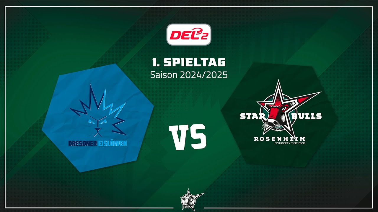 Dresdner Eislöwen vs Starbulls Rosenheim - Game Highlights