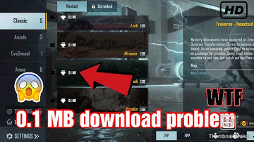 BGMI Map download problem solution |Battleground Mobile India 0.1 Mb map download issue |0.1MB Error