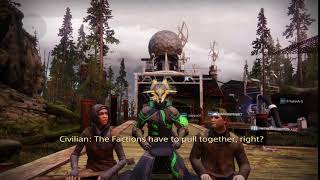 Idle Dialogue | Civilian: "The Factions Have To Pull Together, Right?" | The Red War