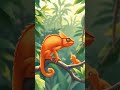 Everyone thinks chameleons change color to hide — but here's the real reason 🦎 #Shorts