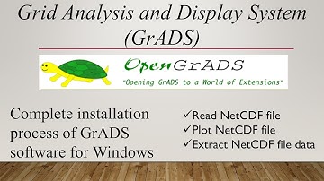 OpenGrADS download and installation process for Windows | NetCDF file | Karan Singh