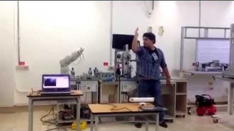 Kinect controlando brazo robótico Melfa RV2AJ