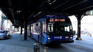 MTA New York City Bus: 2016 Nova Bus LFS Articulated #5439 on the Bx9 Bus.