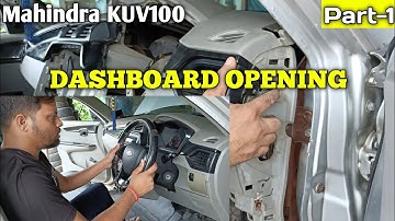 Mahindra Kuv100 Dashboard Opening, Dashboard kaise khole @ShreeBalajiAuto