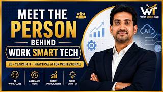 Meet the Person Behind Work Smart Tech My AI Journey Mission