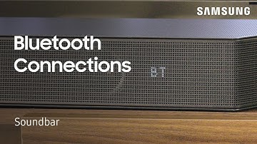 Soundbar Bluetooth Connections | Samsung US