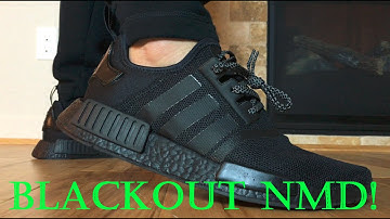 Blackout Adidas NMD Boost Custom Tutorial!