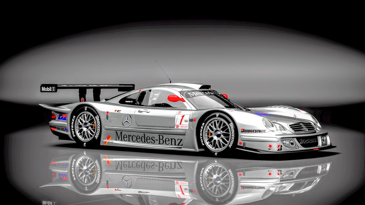 Gran Turismo 7 / Mercedes Benz CLK LM #1 1998 / Le Mans - YouTube