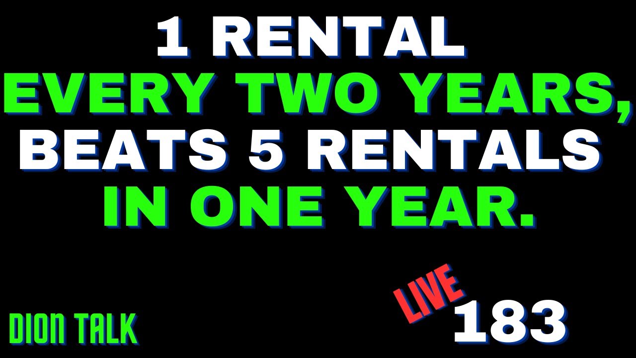 Why Does 1 Rental Every Two Years Beat 5 Rentals in One Year?!?