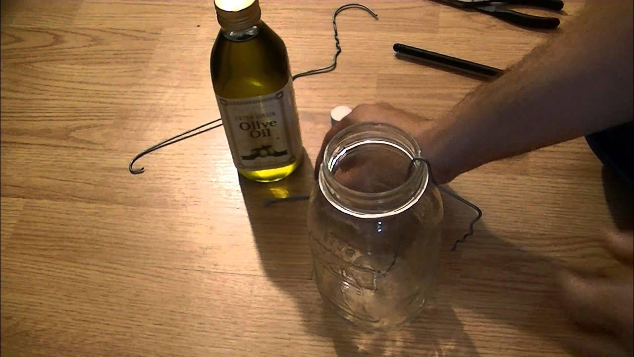 How To Make a Simple Oil Lamp YouTube