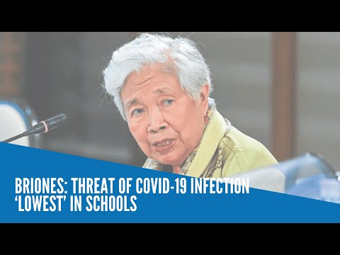 Briones: Threat of COVID-19 infection ‘lowest’ in schools