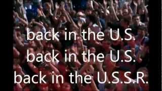 Video thumbnail of "back in the ussr - paul mccartney"