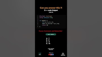 🔥 C++ QUIZ CHALLENGE | Answer in Comments! 💬 | Ep61 | Check Description for Solution🚀#shorts #coding