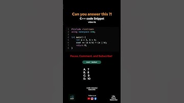 🔥 C++ QUIZ CHALLENGE | Answer in Comments! 💬 | Ep61 | Check Description for Solution🚀#shorts #coding