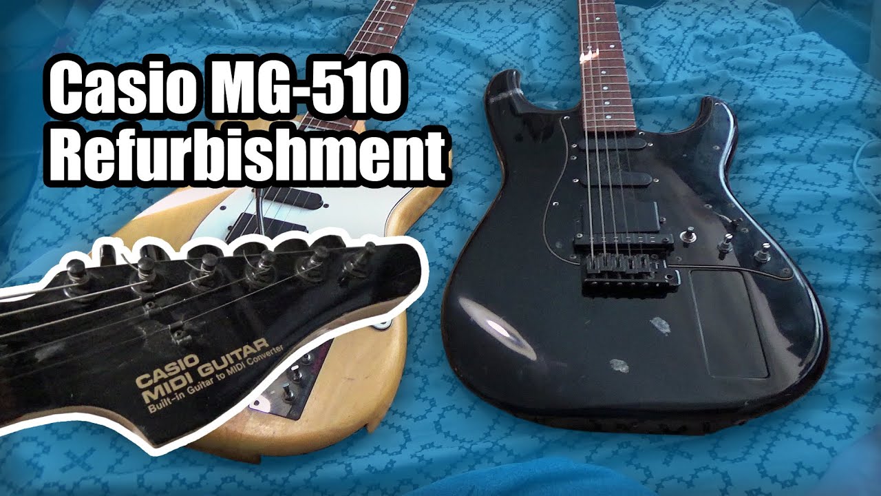 Casio MG-510 Guitar Repair/Refurbishment #1 - Guitar Adventures #3