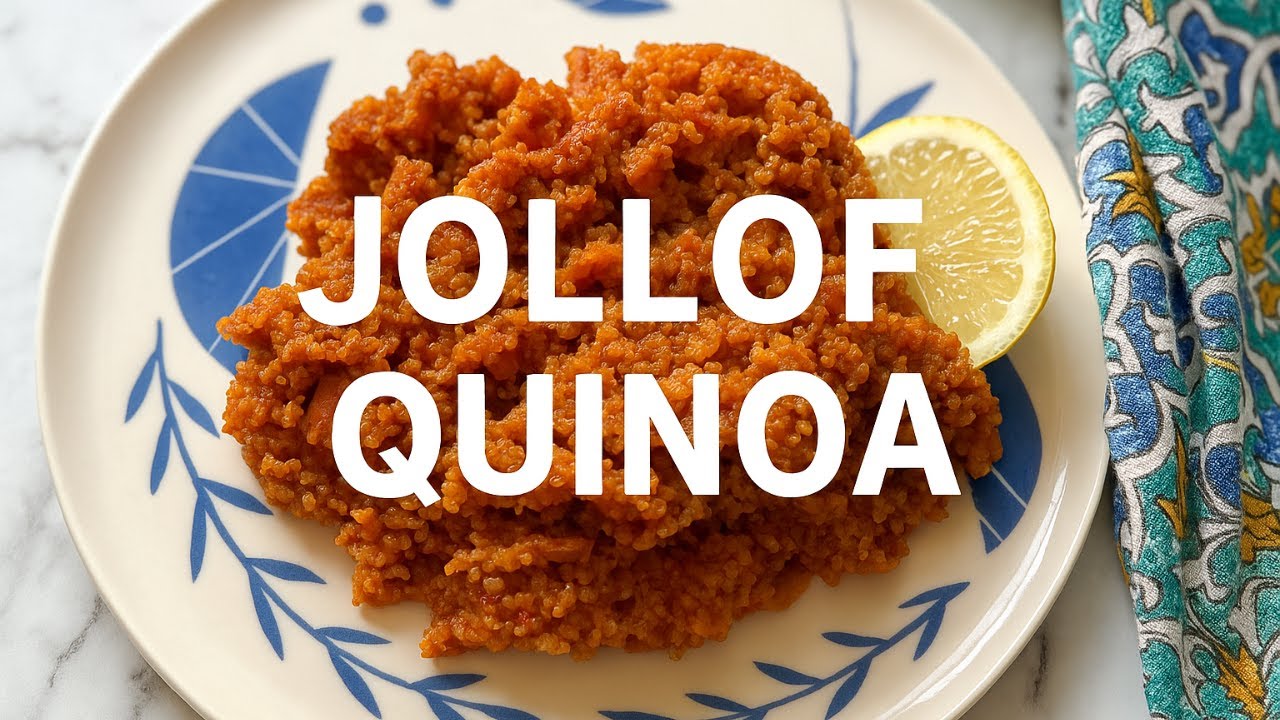 JOLLOF QUINOA | Healthy, Protein-Packed Recipe!