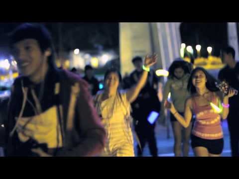 TritonMob Flash Mob at UCSD: Silent Rave 2010