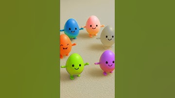 Beautiful eggs dancing on the white carpet #viral #egg #love #funny