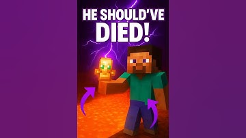 He Should’ve Died! 😱 Minecraft’s Most INSANE Totem Save!#shorts
