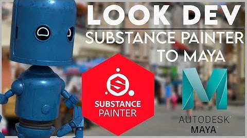 3D modelling a Robot - Substance Painter to Maya Look Dev - Part 1