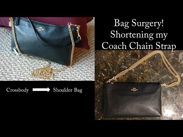 how to shorten bag straps without cutting