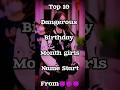 top 10 Dangerous birthday month girls name start from 👿😈👿 #asthetic #kpop