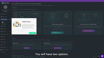 Mobile Top-Up at Reloadly’s Platform- Step 2/9