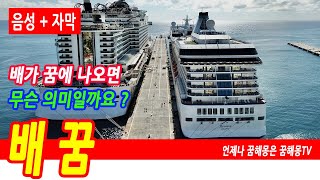 배꿈 꿈해몽풀이100가지, 재물운, 금전운, 횡재운을 암시하는 꿈, 큰배꿈, 선박꿈, 배 나오는 꿈 , 배 타는 꿈, 배 사는 꿈, 유람선 꿈, 배 관련 꿈해몽, 예언, 예지몽