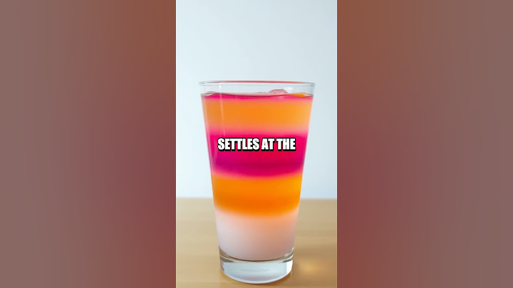 The Magical Law of Density: Layered Liquid Experiment