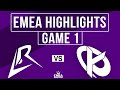 LR vs KCB Highlights Game 1 | EMEA 2025 Playoffs Semifinals | Los Ratones vs Karmine Corp Blue